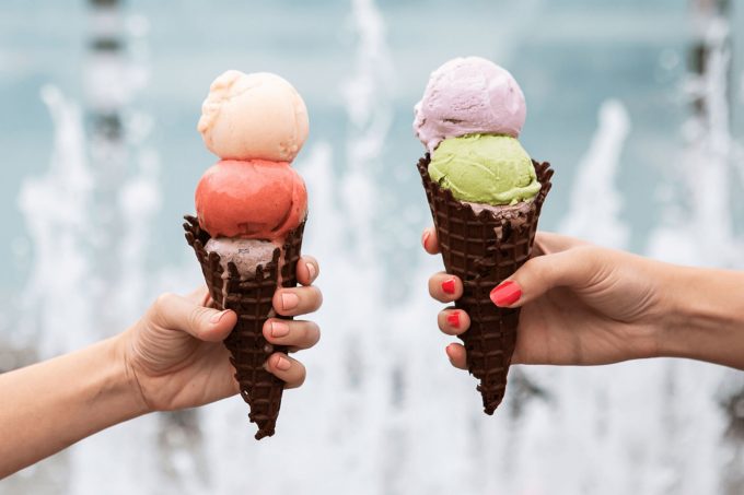 Plant-based ice cream